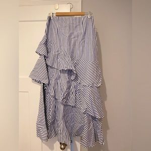 Brand new and fun to wear it. Very feminine! Walk as if you’re on a runway.
